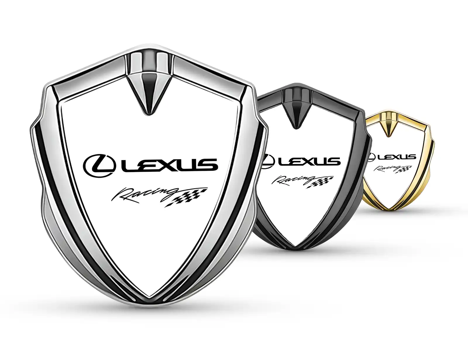 Lexus Emblem Metall Abzeichen Tuning Look Glänzend Detail